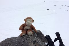 09C Dangles On Pastukhov Rocks 4700m On Mount Elbrus Climb